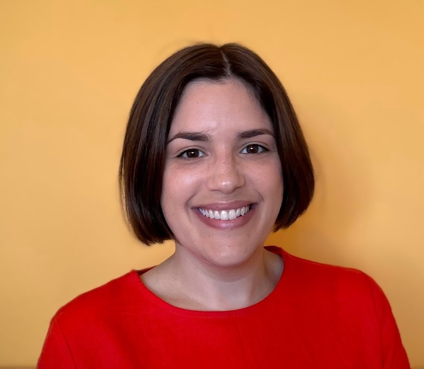 Emily Edwards in orange